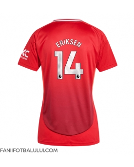 Manchester United Christian Eriksen #14 Tricou Fotbal Replică 2024-25 Femei Acasa